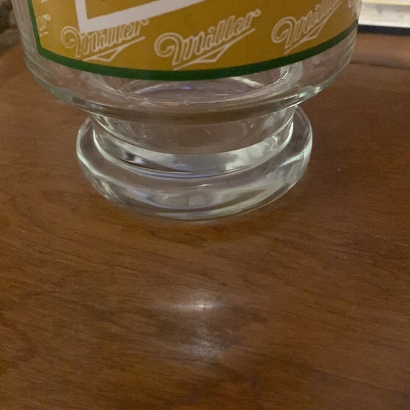 MIller High-Life pedestal style 5 1/4" Beer Glass - Picture 5 of 5